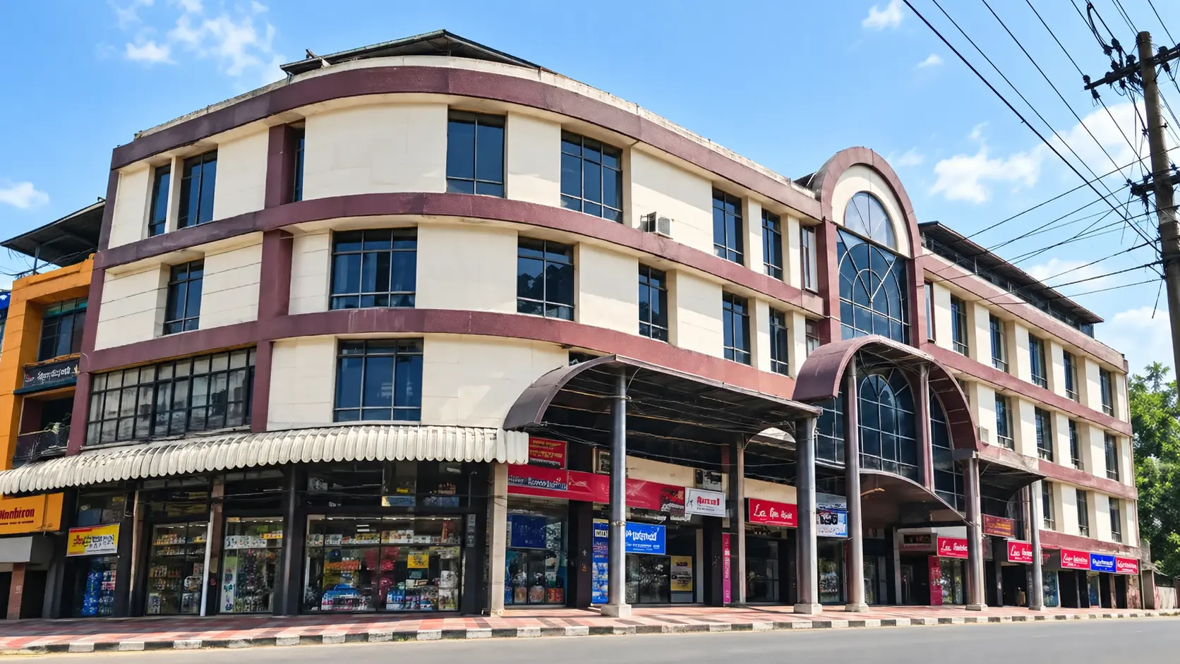 Adam Tower on M C Road, home to Dr. C. P. Mathew's centre in Kottayam
